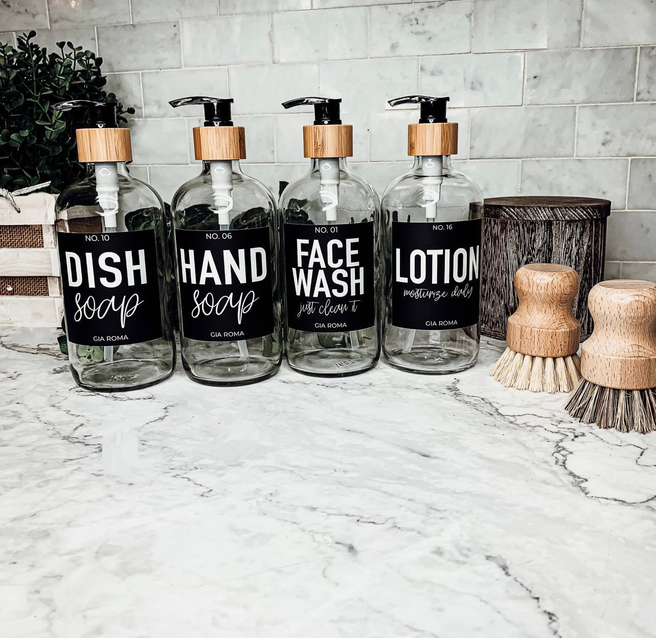 Glass Soap Dispensers - Homeboxed