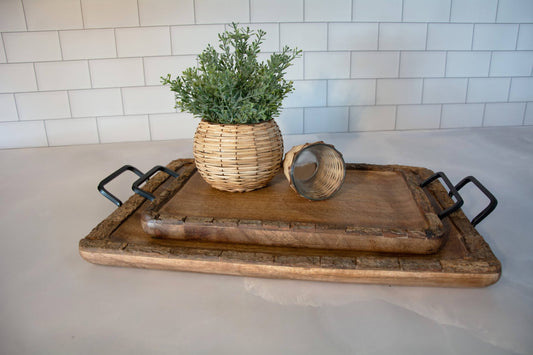 Mango Wood Charcuterie Serving Tray - Homeboxed
