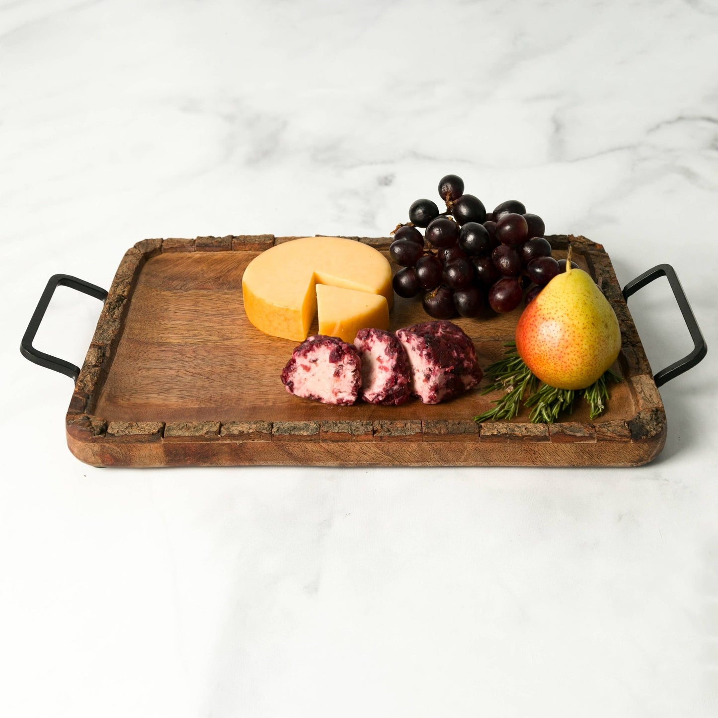 Mango Wood Charcuterie Serving Tray - Homeboxed