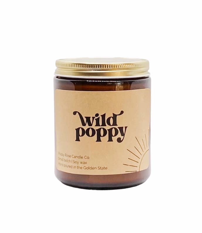 Wild Poppy Candle - Homeboxed