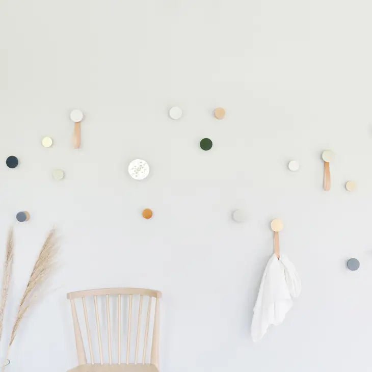 Wood & Ceramic Leather Hangers - Homeboxed