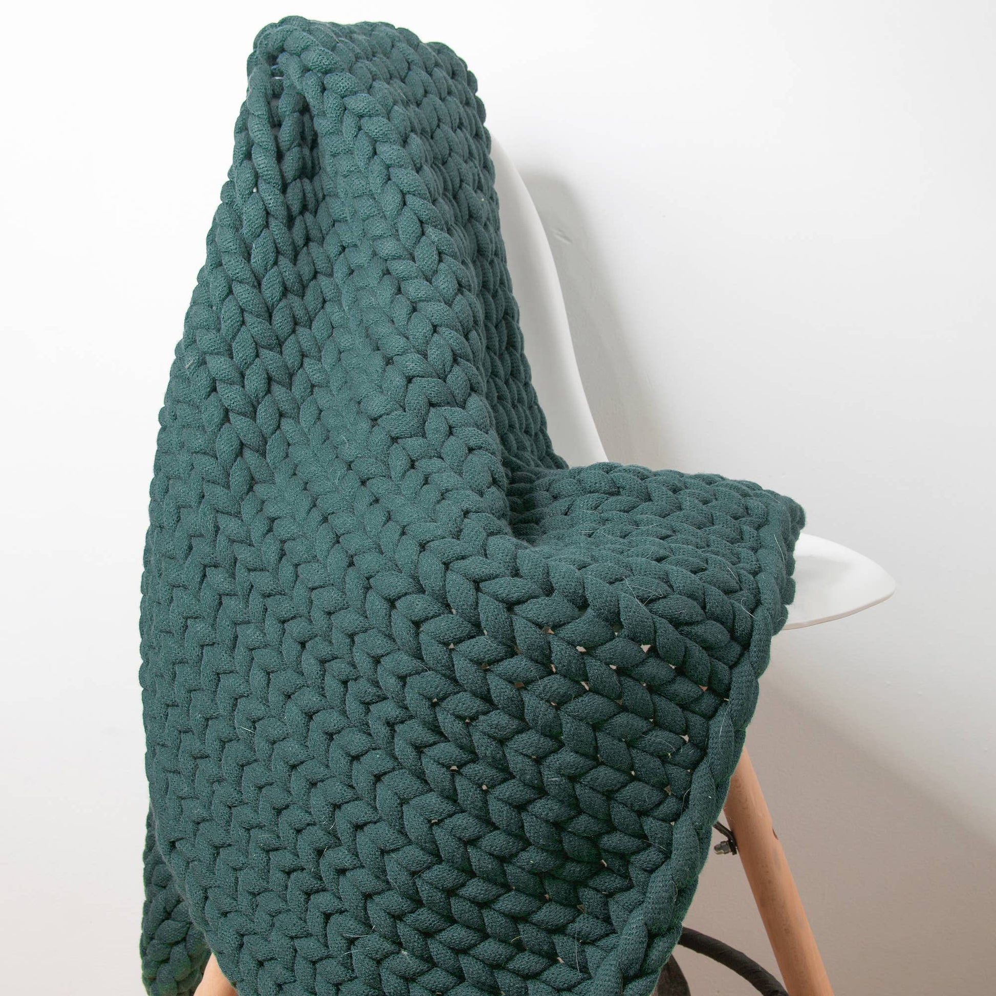 Chunky Knit Throw - Homeboxed