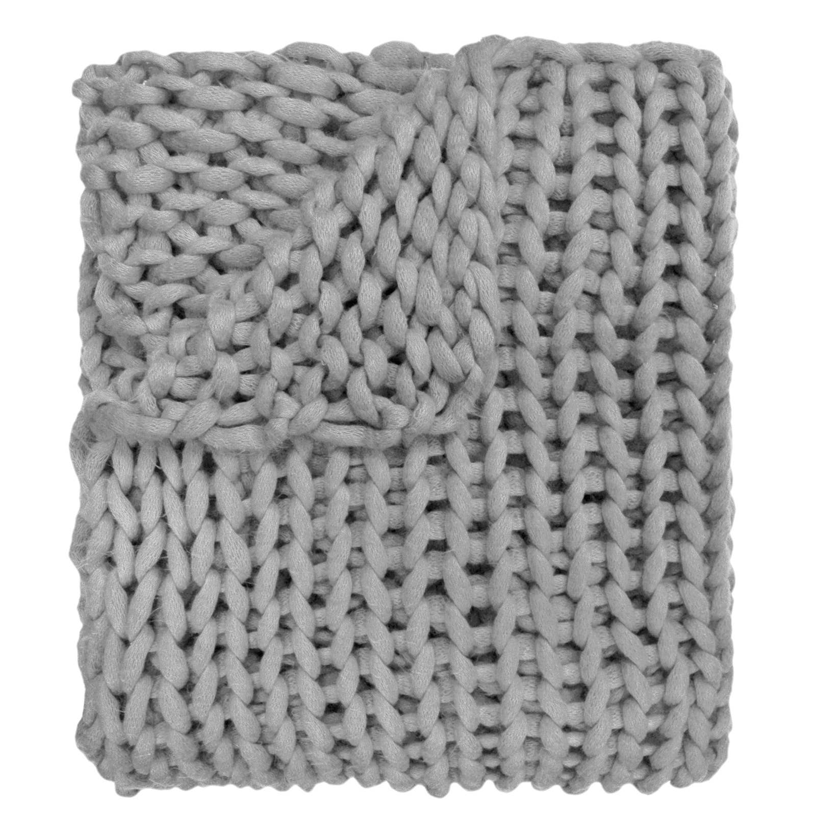 Chunky Knit Throw - Homeboxed