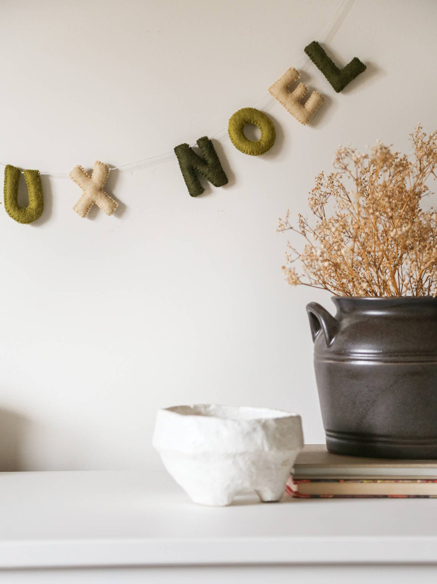 Joyeux Noel Christmas Felt Garland - Homeboxed