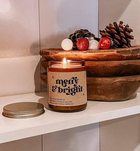 Merry & Bright Candle - Homeboxed