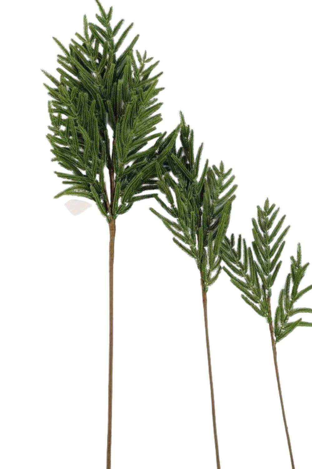 Norfolk Pine Real Touch Green Faux Stem - Homeboxed