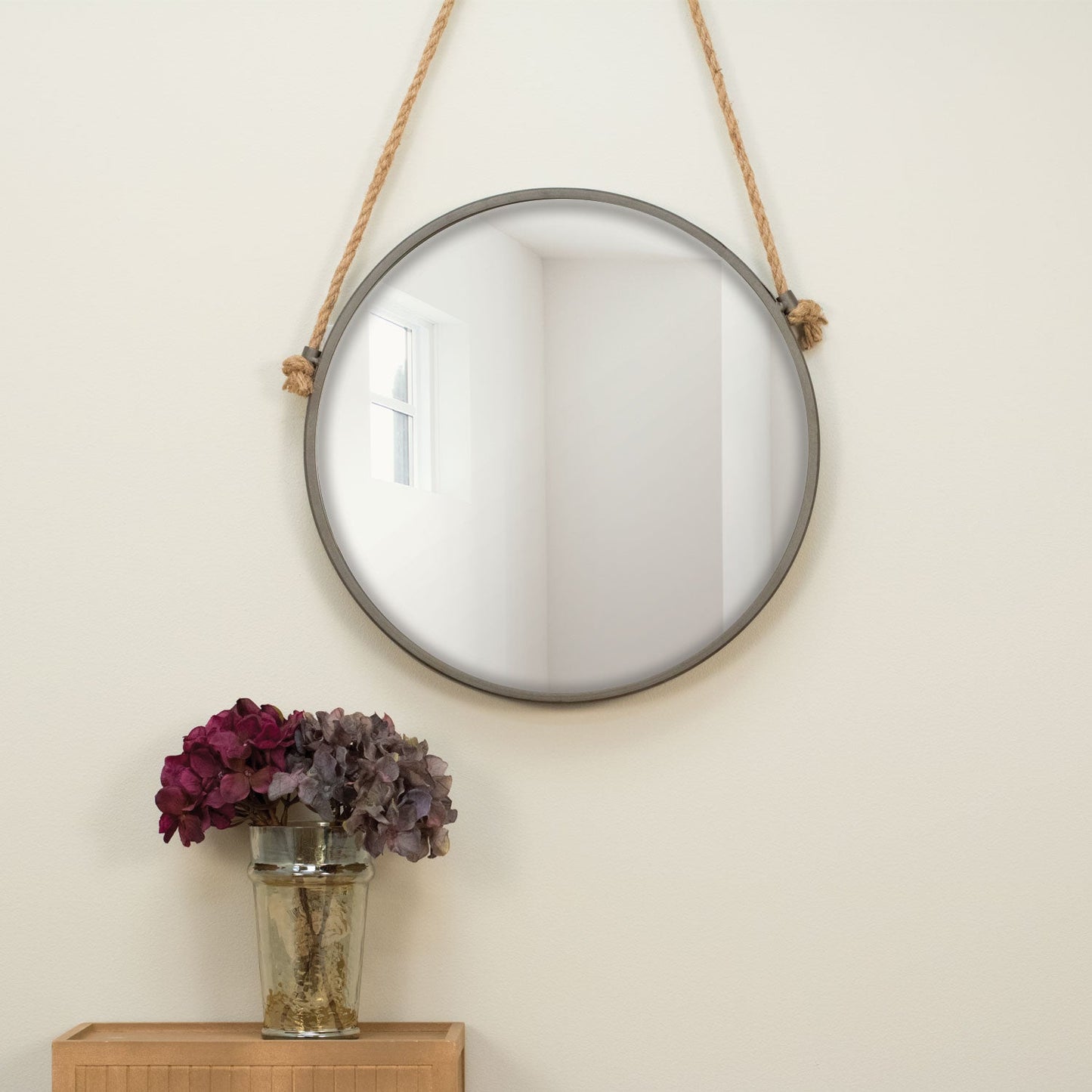 Rope & Circle Mirror - Homeboxed