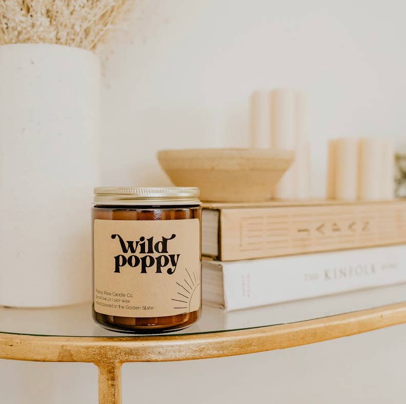 Wild Poppy Candle - Homeboxed
