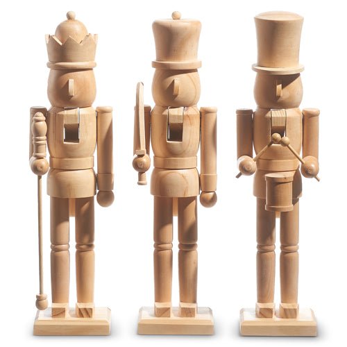 Wooden Nutcracker Trio - Homeboxed